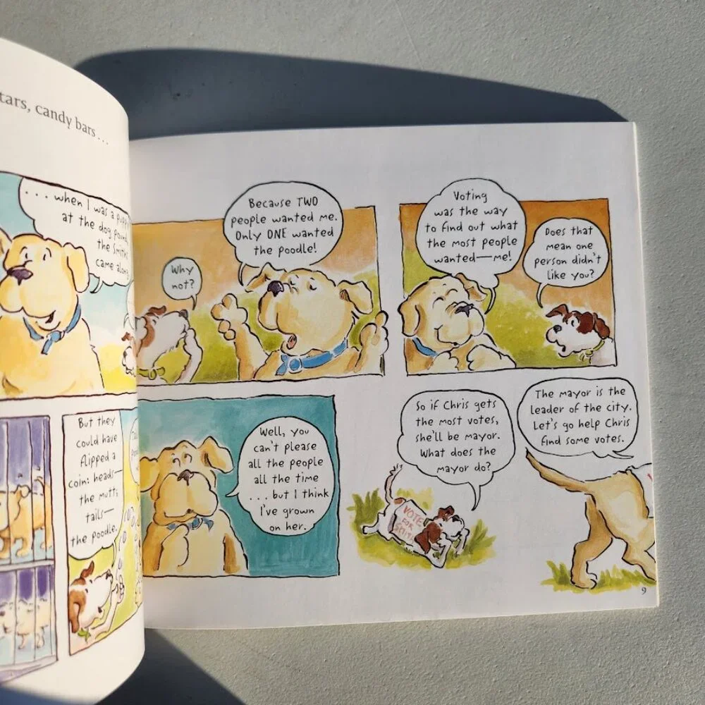 Vote by Eileen Christelow Paperback Book Election Day Comicbook Comic Book  ISBN